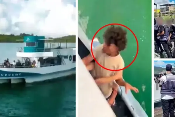 'Threatened the captain with a bottle': speaks lawyer for the company that owns the pontoon from which a young man fell and died in El Peñol reservoir