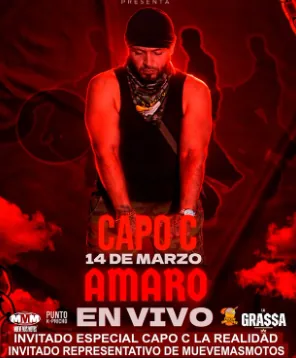 Banner del cantante Capo C.