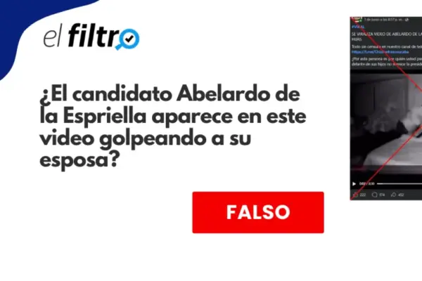 #ElFiltro: candidate Abelardo de la Espriella does not appear in video hitting his partner; recording corresponds to a complaint from a woman in Mexico