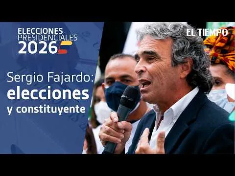 El exgobernador y excandidato presidencial se refiere en entrevista con EL TIEMPO sobre los resultados de la primera vuelta y la decisión del Gobierno e Iván Cepeda de no promover una constituyente.#ElTiempo #NoticiasColombia #ÚltimaHora#SergioFajardo, #Elecciones2026, #Constituyente, #PoliticaColombia, #IvanCepeda, #Presidenciales2026, #Colombia, #NoticiasColombia, #ColombiaHoy, #ActualidadColombia
SUSCRÍBETE: https://bit.ly/eltiempoYT  Síguenos en nuestras redes sociales:
X: https://twitter.com/eltiempo 
Facebook: https://www.facebook.com/eltiempo 
Instagram: https://www.instagram.com/eltiempo  El Tiempo es el medio líder de noticias en Colombia, caracterizado por sus investigaciones y reportajes exclusivos, sobre:  justicia, deportes, economía, política, cultura, tecnología, innovación, cambio climático, entre otros eventos noticiosos en Colombia y el mundo.  Para mayor información ingresa a: https://www.eltiempo.com  Otros canales de El Tiempo
Citytv: https://www.youtube.com/c/citytvbogota 
Bravíssimo Citytv: https://www.youtube.com/c/BRAVISSIMOCITYTV 
Portafolio: https://www.youtube.com/user/PortafolioCO 
Futbolred: https://www.youtube.com/c/FutbolRedCO
