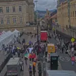 Mobility in Bogotá Wednesday, June 03: blockades activated in the city center due to demonstrations on Carrera 8; slow traffic on Carrera 7