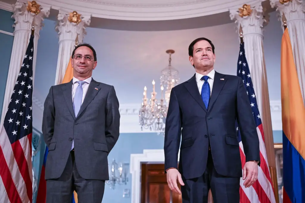 Marco Rubio y José Manuel Restrepo