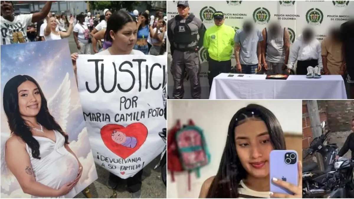 Las pistas que permitieron la captura de cinco sospechosos y el hallazgo del cuerpo de un bebé en el caso del asesinato de María Camila Potosí