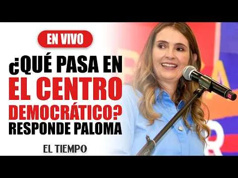 Former presidential candidate Paloma Valencia speaks out about the recent clashes between Centro Democrático and the elected government of Abelardo De La Espriella.  #PalomaValencia #CentroDemocrático #ColombiaPolitics #AbelardoDeLaEspriella #ELTIEMPO  SUBSCRIBE: https://bit.ly/eltiempoYT  Follow us on our social media:
X: https://twitter.com/eltiempo 
Facebook: https://www.facebook.com/eltiempo 
Instagram: https://www.instagram.com/eltiempo  El Tiempo is the leading news outlet in Colombia, known for its investigations and exclusive reports on: justice, sports, economy, politics, culture, technology, innovation, climate change, among other news events in Colombia and the world.  For more information visit: https://www.eltiempo.com  Other El Tiempo channels
Citytv: https://www.youtube.com/c/citytvbogota 
Bravíssimo Citytv: https://www.youtube.com/c/BRAVISSIMOCITYTV 
Portafolio: https://www.youtube.com/user/PortafolioCO 
Futbolred: https://www.youtube.com/c/FutbolRedCO
