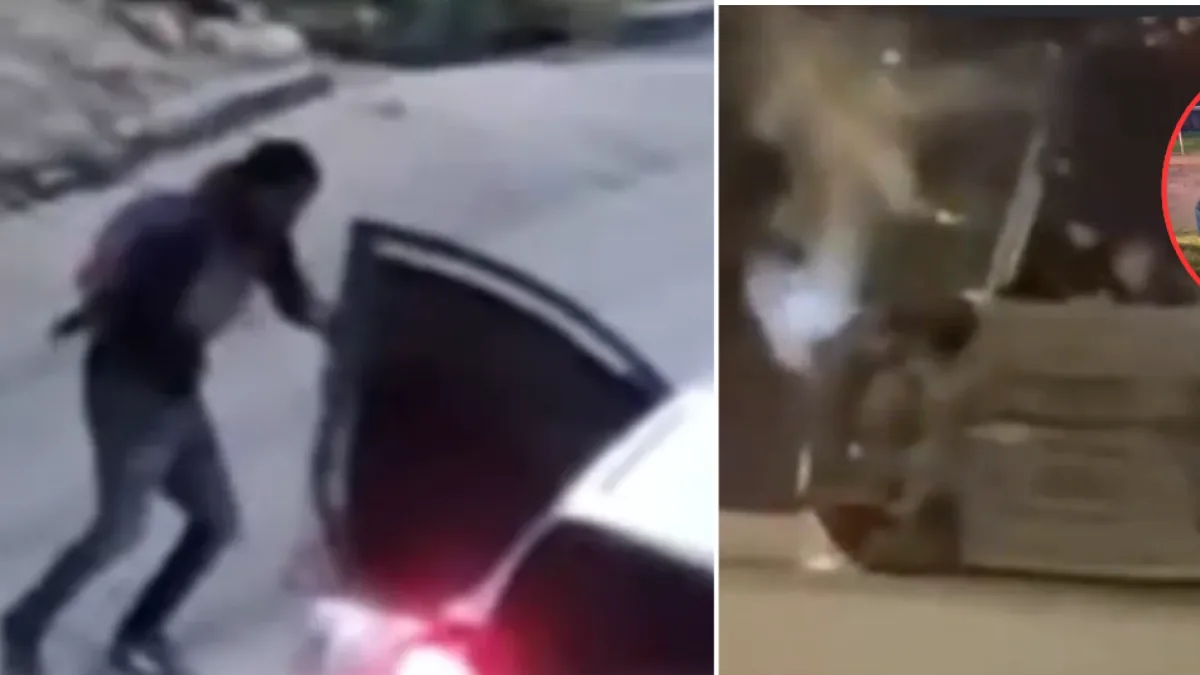 Video revealed of the pursuit in which foreigners accused of murdering a ride-sharing driver in Bogotá were captured: the car overturned