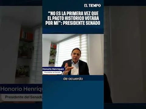 El presidente del Senado aseguró que trabajará para construir consensos entre todas las bancadas políticas, incluyendo gobierno, oposición e independientes. El objetivo, según afirmó, es dejar atrás la confrontación política y avanzar en acuerdos que permitan sacar adelante iniciativas en beneficio de los colombianos, garantizando el respeto por todas las fuerzas representadas en el Congreso. #Congreso #Senado #Colombia #Política #PresidenteDelSenado #Acuerdos #Gobernabilidad #NoticiasColombia#ElTiempo #NoticiasColombia #ÚltimaHora  SUSCRÍBETE: https://bit.ly/eltiempoYT  Síguenos en nuestras redes sociales:
X: https://twitter.com/eltiempo 
Facebook: https://www.facebook.com/eltiempo 
Instagram: https://www.instagram.com/eltiempo  El Tiempo es el medio líder de noticias en Colombia, caracterizado por sus investigaciones y reportajes exclusivos, sobre:  justicia, deportes, economía, política, cultura, tecnología, innovación, cambio climático, entre otros eventos noticiosos en Colombia y el mundo.  Para mayor información ingresa a: https://www.eltiempo.com  Otros canales de El Tiempo
Citytv: https://www.youtube.com/c/citytvbogota 
Bravíssimo Citytv: https://www.youtube.com/c/BRAVISSIMOCITYTV 
Portafolio: https://www.youtube.com/user/PortafolioCO 
Futbolred: https://www.youtube.com/c/FutbolRedCO