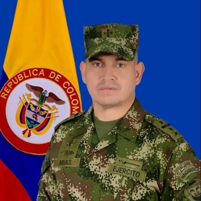 Brigadier general Eduardo Alberto Arias Rojas, comandante de la Séptima División del Ejército.