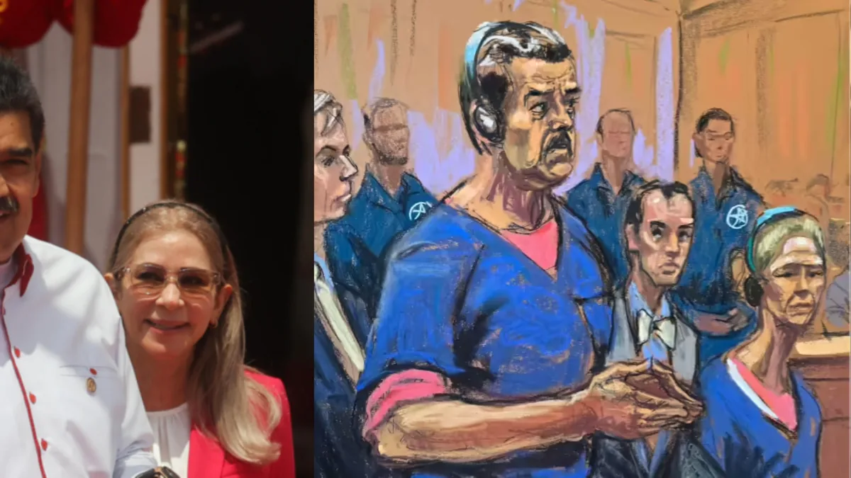 Nicolás Maduro y Cilia Flores comparecen por tercera vez ante juez de Nueva York, Estados Unidos: Fiscalía propone juicio para junio de 2027