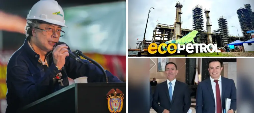 Gustavo Petro, Ricardo Roa y Bayron Triana