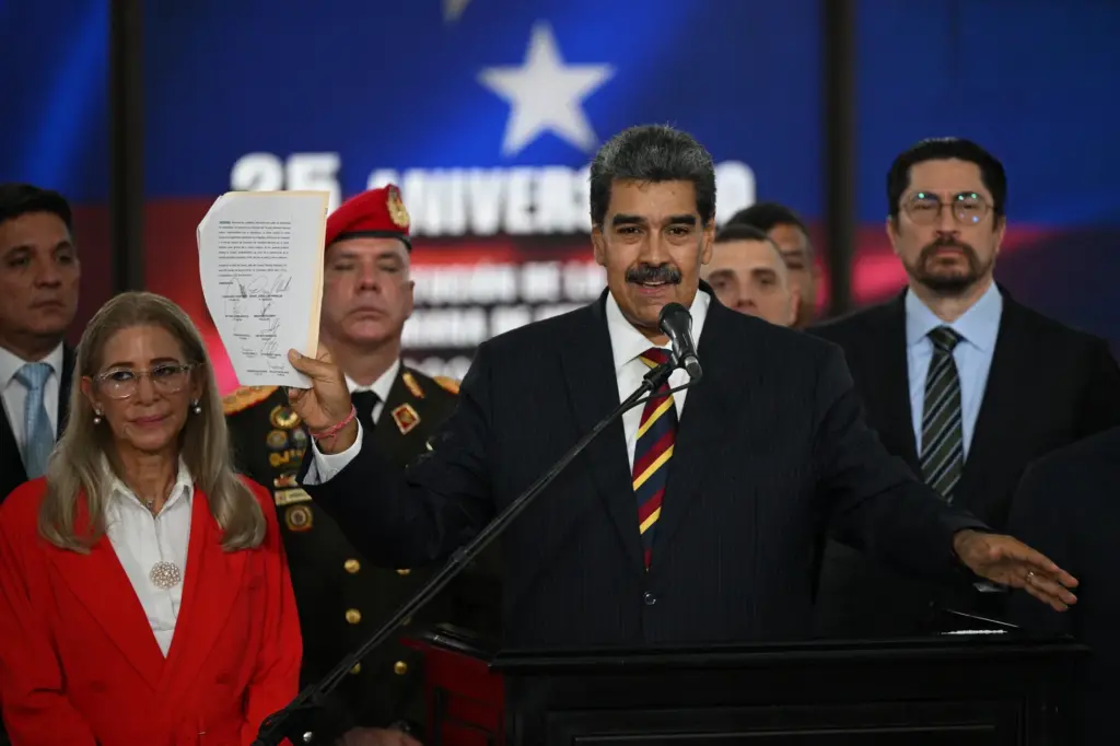 Nicolás Maduro tras comparecer ante el TSJ