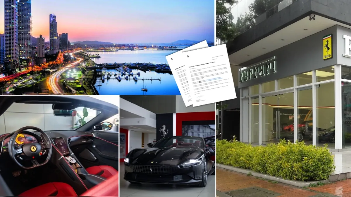 Ferrari customers in Colombia report that neither money nor cars they have already paid for appear; they are looking for businessmen in Panama