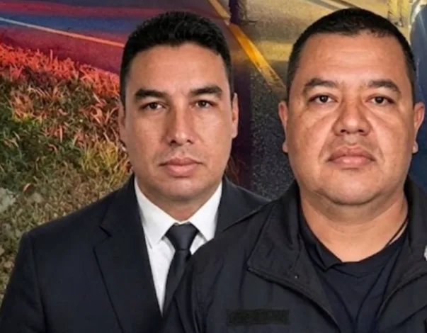 The bodyguards of 'El flaco Jerson' Ferney Patiño and Reinel González.