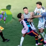 Why did Leandro Paredes' fight start in the World Cup final? Video of the punch Nahuel Molina threw at Rodri after Spain vs. Argentina