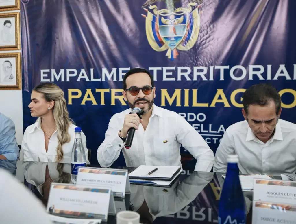Abelardo de la Espriella en Cúcuta durante el empalme regional.