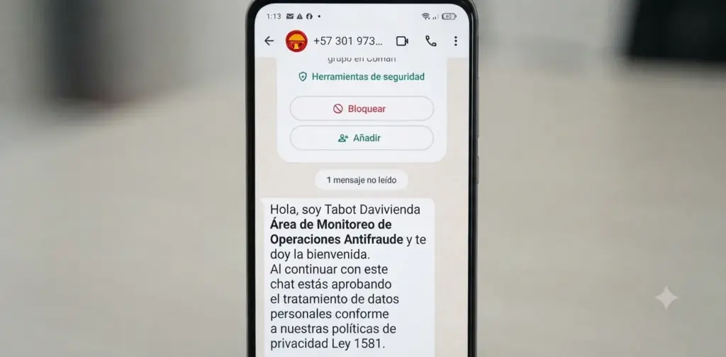 The first contact of the criminals was through WhatsApp