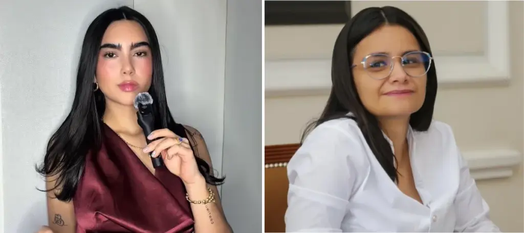 Gabriela Muñoz y Angie Rodríguez.
