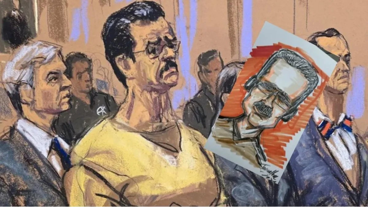 El caricaturista que retrató a Nicolás Maduro y Cilia Flores en última audiencia en Estados Unidos habló sobre drástico cambio físico: 'Va en bajada'
