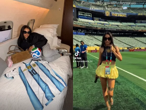 María Becerra will sing the Argentine anthem in the final