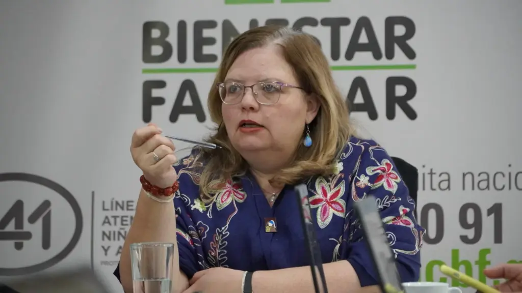 La directora de Bienestar Familiar, Astrid Cáceres.