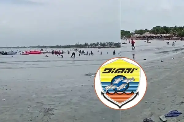 ¿Por qué el mar se retiró en las playas de Coveñas, Sucre? Dimar explicó las causas del fenómeno y descartó riesgos para la población