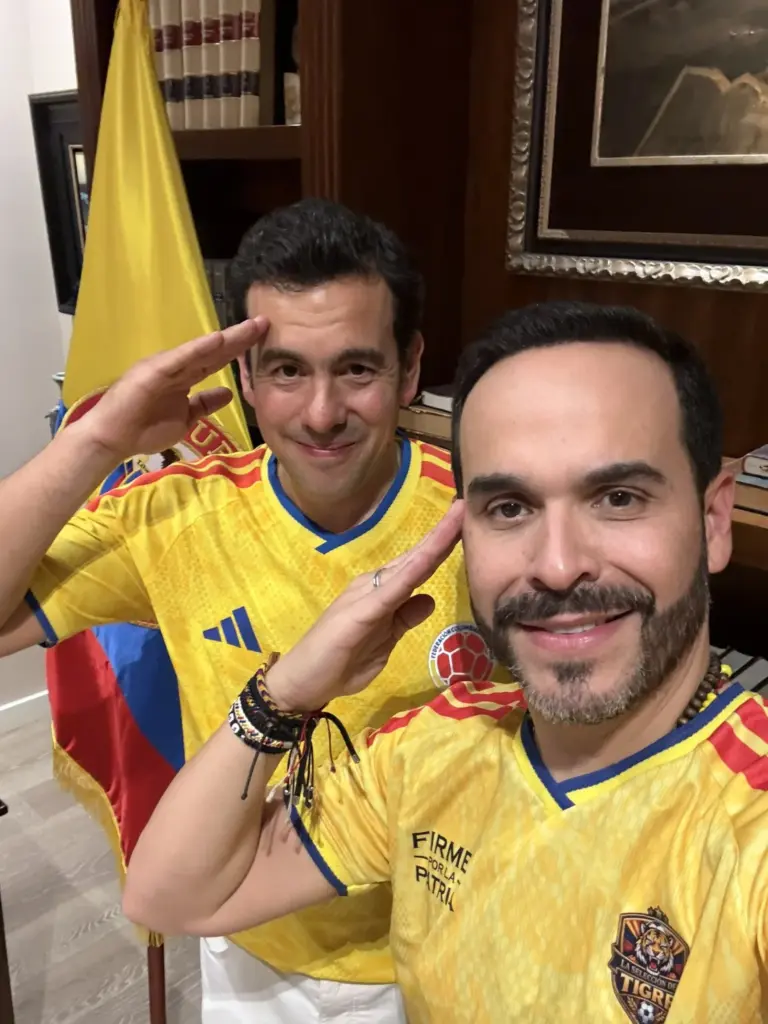 Rodrigo Lara y Abelardo de la Espriella.