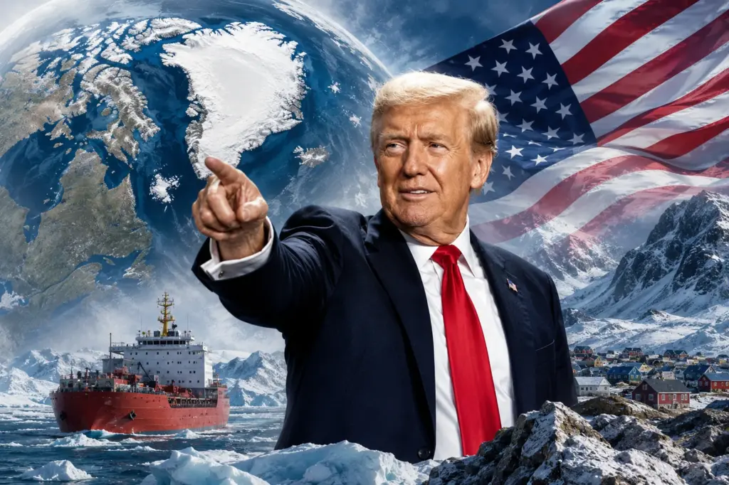 Collage trump groenlandia