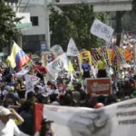 Marches in Bogotá today Friday, August 7: affected roads, changes in Transmilenio, and traffic conditions