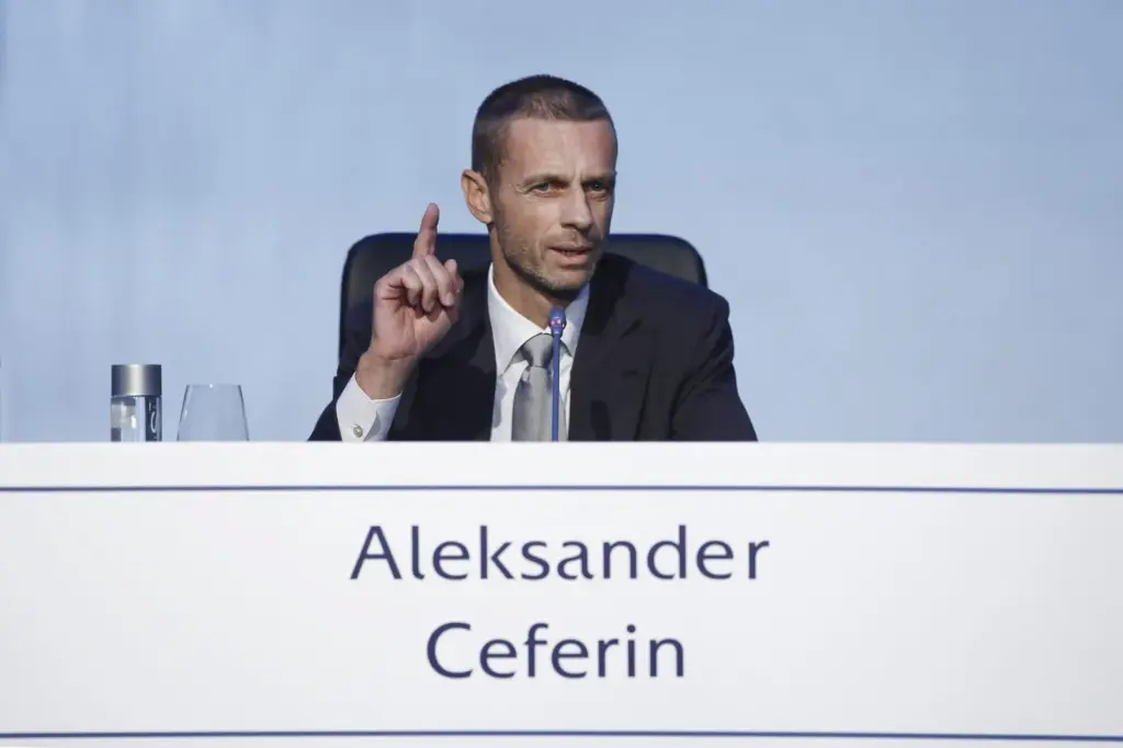 Aleksander Ceferin, presidente de la Uefa