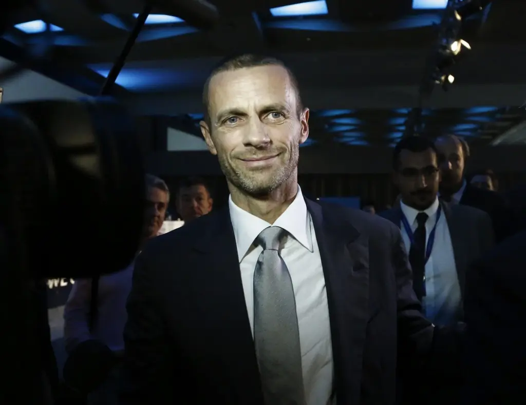 Aleksander Ceferin, presidente de la Uefa