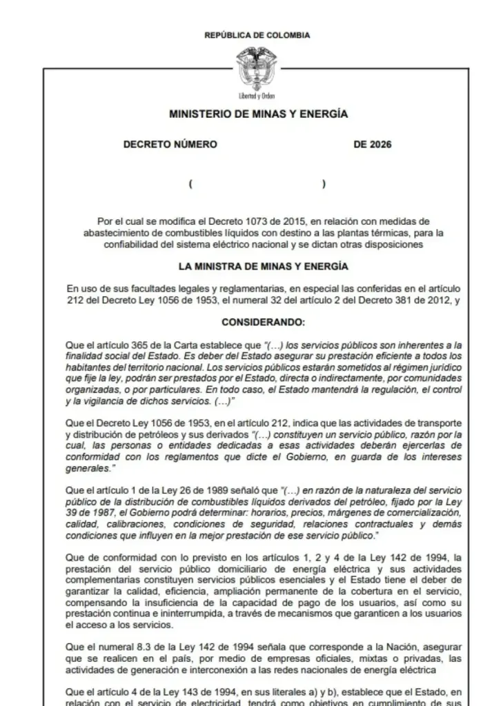 Decreto diésel