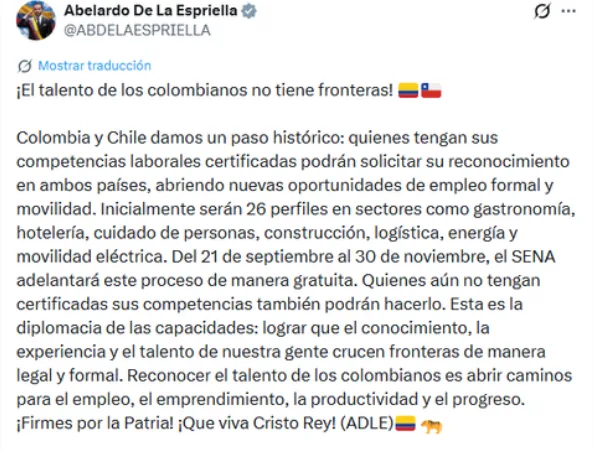 El acuerdo contempla 26 perfiles ocupacionales.