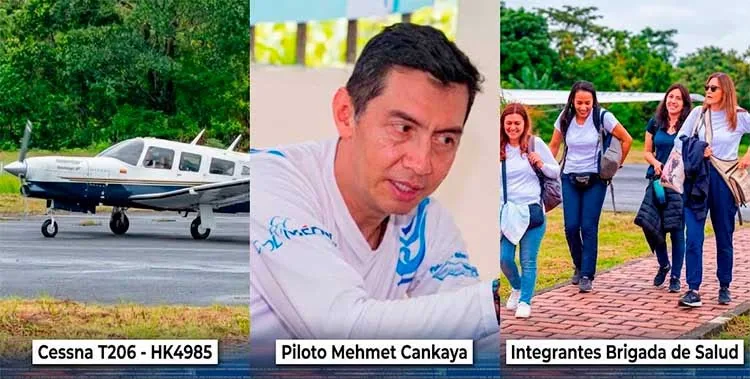 Accidente avioneta en Chocó-