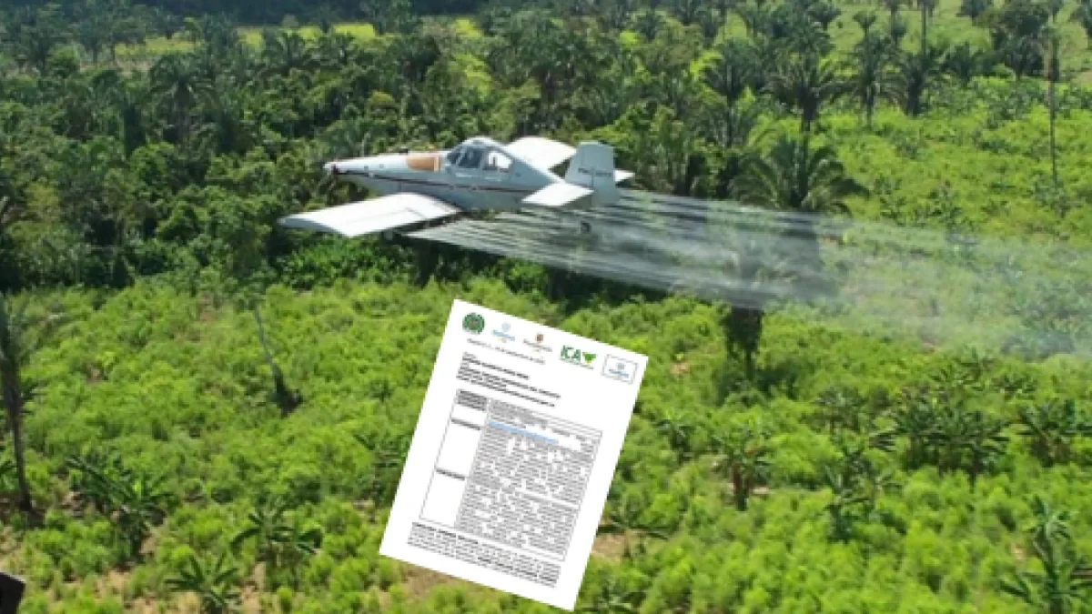 Exclusivo: las pruebas del gobierno De La Espriella para tumbar la prohibición de aspersión aérea con glufosinato
