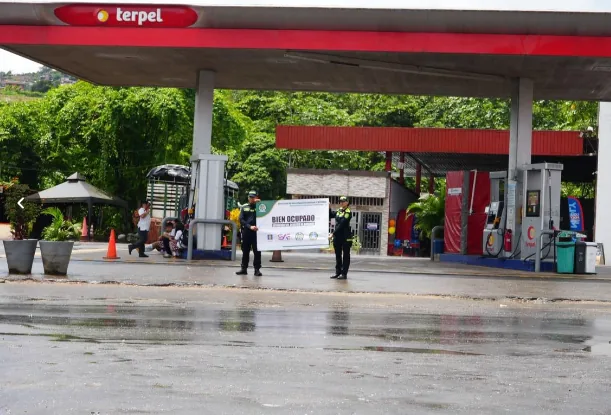 One of the gas stations seized from 'El Dorado'.