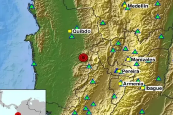 Temblor hoy en Colombia | Reportan nuevo sismo de magnitud 4,3 en Chocó en la mañana de este lunes 14 de septiembre: se sintió en varias ciudades