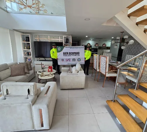 One of the properties seized from the 'El Dorado' organization