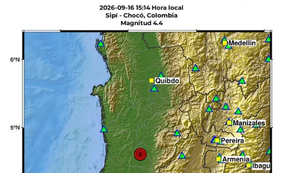 Segundo temblor en la tarde de este miércoles.