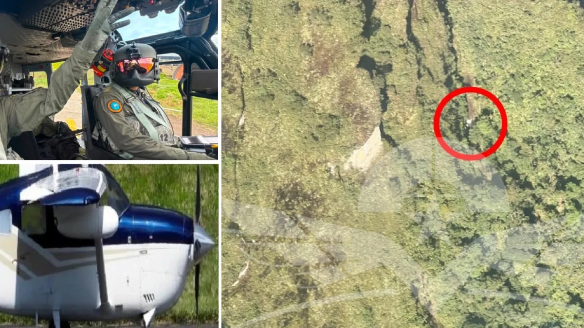 Fuerza Aérea anuncia que localizó restos de avioneta desaparecida en ruta Condoto-Guaymaral: fotos del lugar donde impactó aeronave con 5 pasajeros