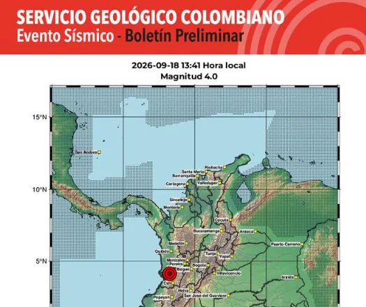 Reporte preliminar del sismo de este viernes 18 de septiembre.