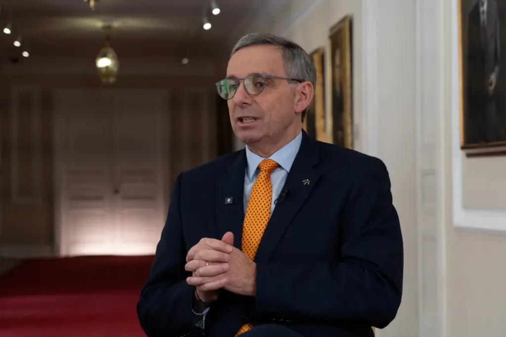 Miguel Gómez, ministro de Hacienda, en entrevista con EL TIEMPO.