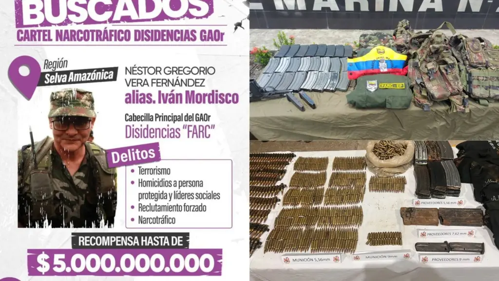 Operaciones contra 'Iván Mordisco'.