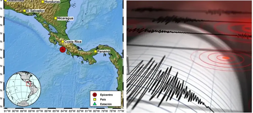 Reportan más de 80 réplicas tras sismo de 5.5 en Costa Rica
