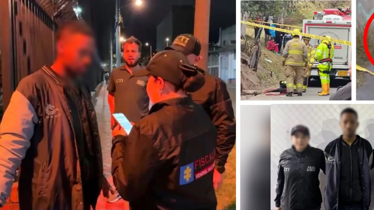 This is the record of the man accused of having murdered Ana Lucía, the girl found dead in a sewer in Bogotá