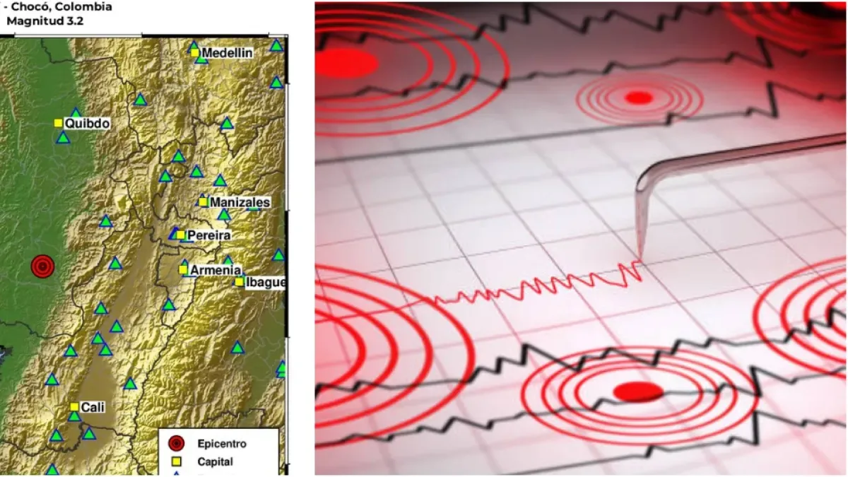 Temblor hoy en Colombia | Reportan sismo en Chocó la noche de este sábado 12 de septiembre: epicentro y profundidad